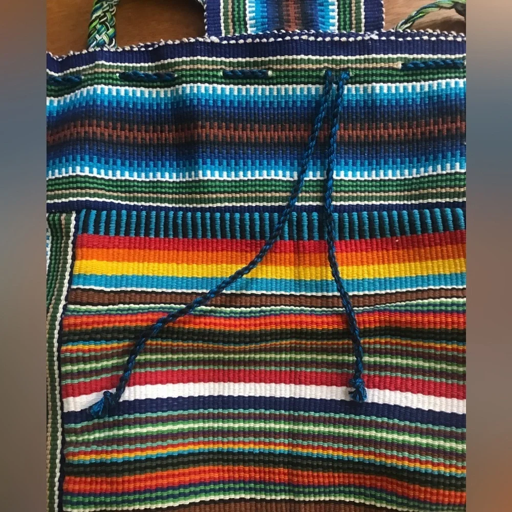 Vintage‎ Colorful Woven Backpack